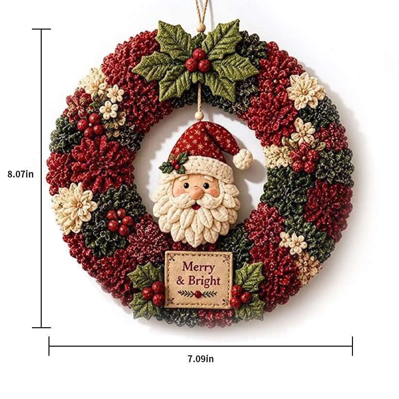 DIY Poke Wreath Kit - Santa Claus