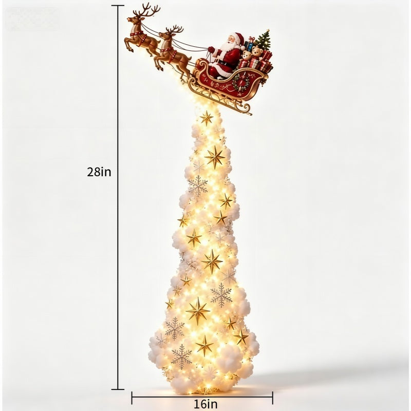 Santa Claus Spiral Wall Decoration
