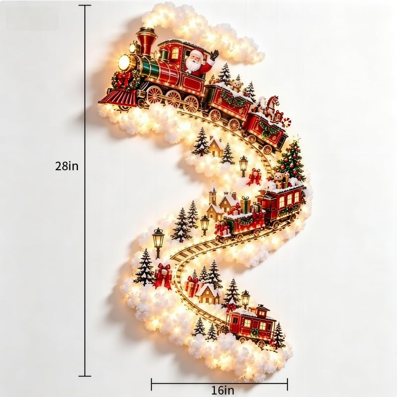 Train Spiral Wall Decoration
