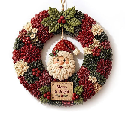 DIY Poke Wreath Kit - Santa Claus