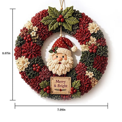 DIY Poke Wreath Kit - Santa Claus