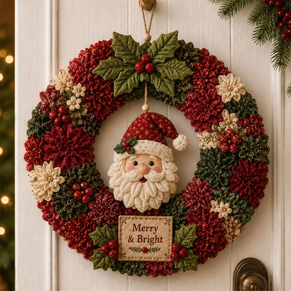 DIY Poke Wreath Kit - Santa Claus