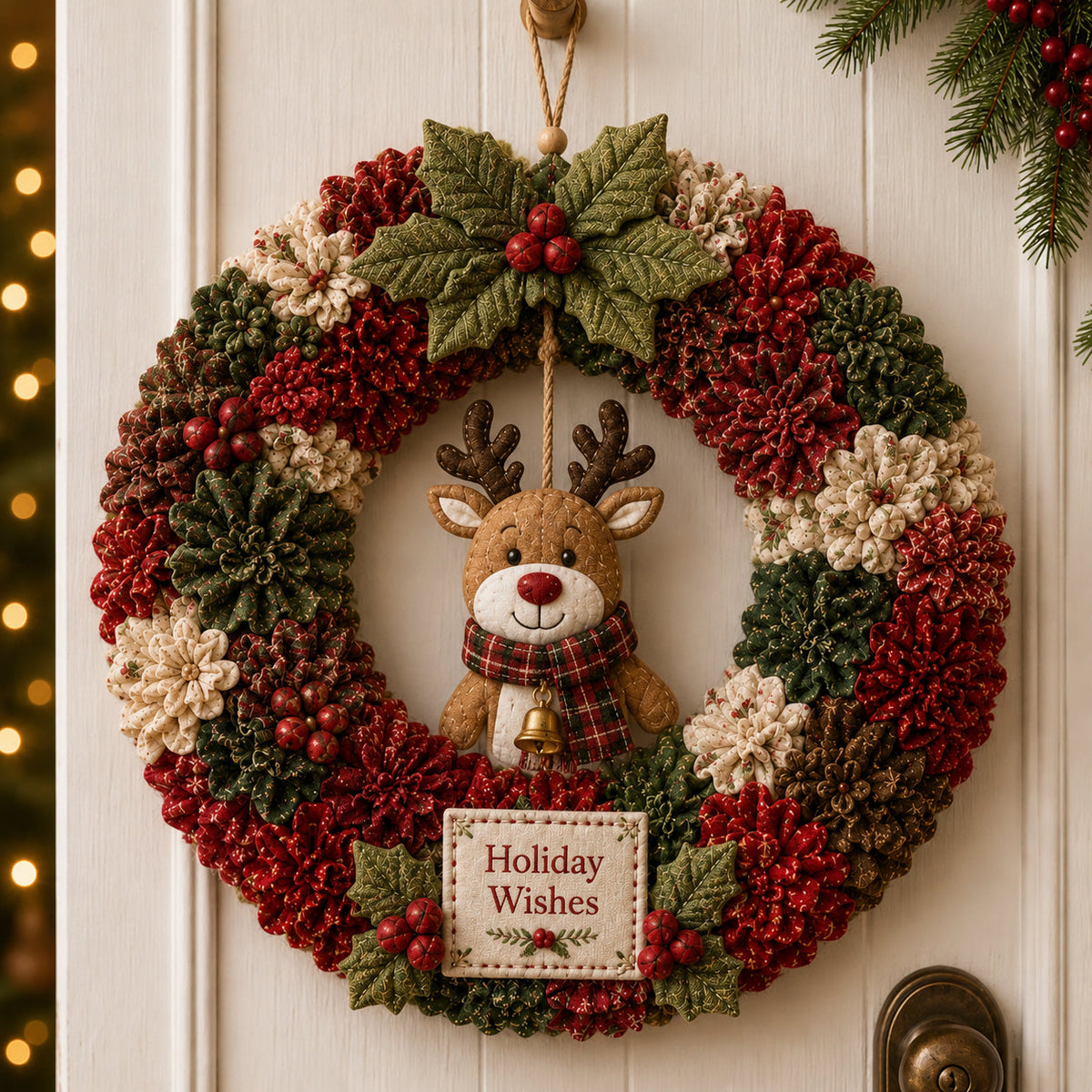 DIY Poke Wreath Kit - Reindeer