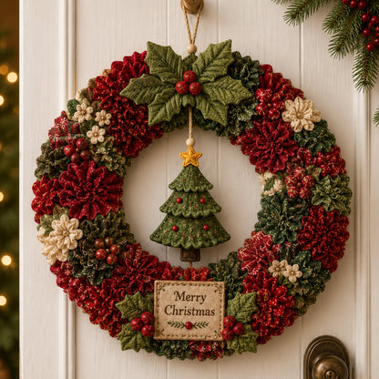 DIY Poke Wreath Kit - Christmas Tree