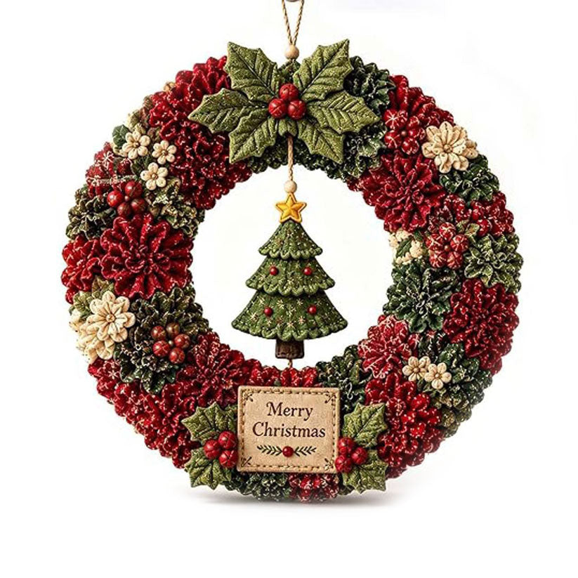 DIY Poke Wreath Kit - Christmas Tree