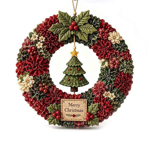 DIY Poke Wreath Kit - Christmas Tree