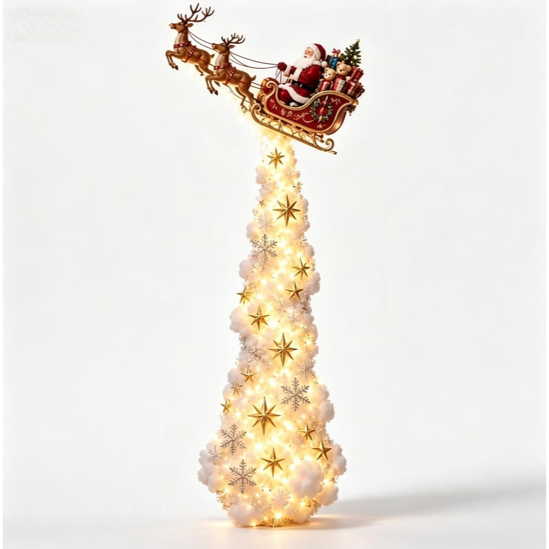 Santa Claus Spiral Wall Decoration