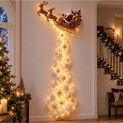 Santa Claus Spiral Wall Decoration