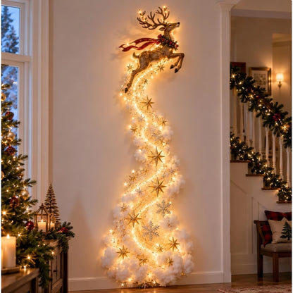 Wooden Reindeer Wall Decoration