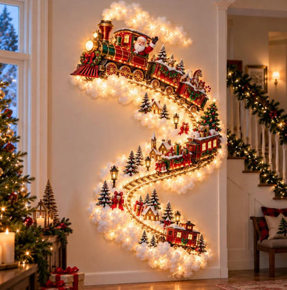 Train Spiral Wall Decoration
