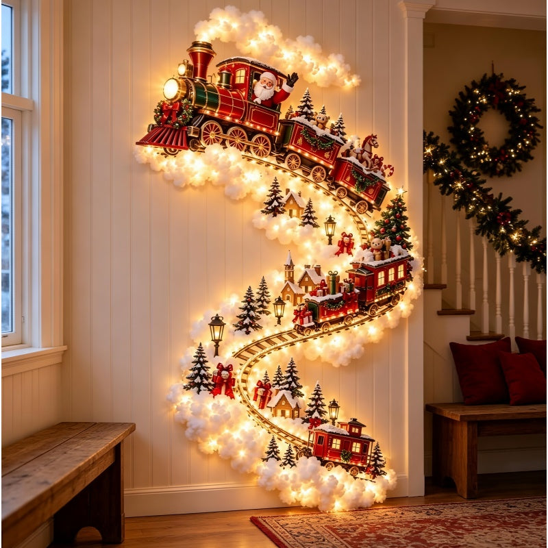 Train Spiral Wall Decoration
