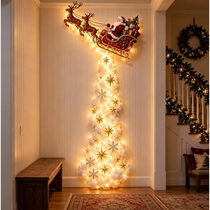 Santa Claus Spiral Wall Decoration