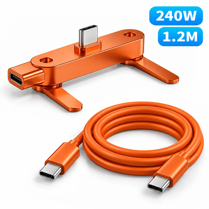 ⚡ 2-in-1 Phone Charging Stand – 240W Fast Charging