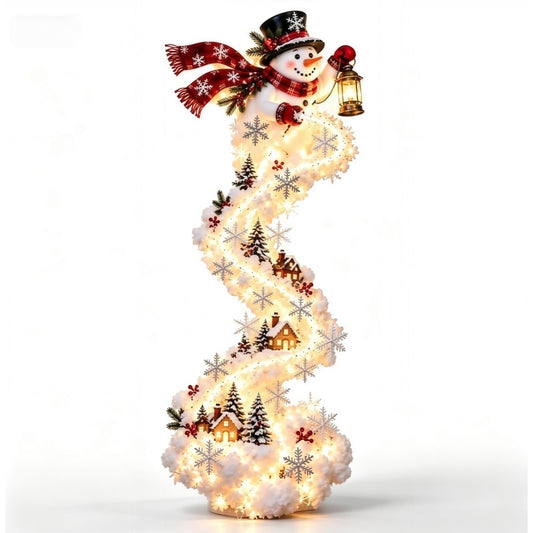 Snowman Spiral Wall Decoration