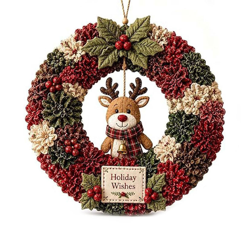 DIY Poke Wreath Kit - Reindeer