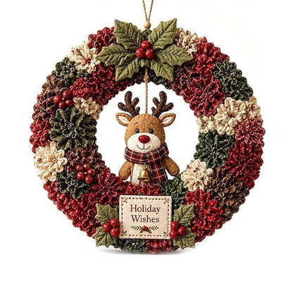 DIY Poke Wreath Kit - Reindeer