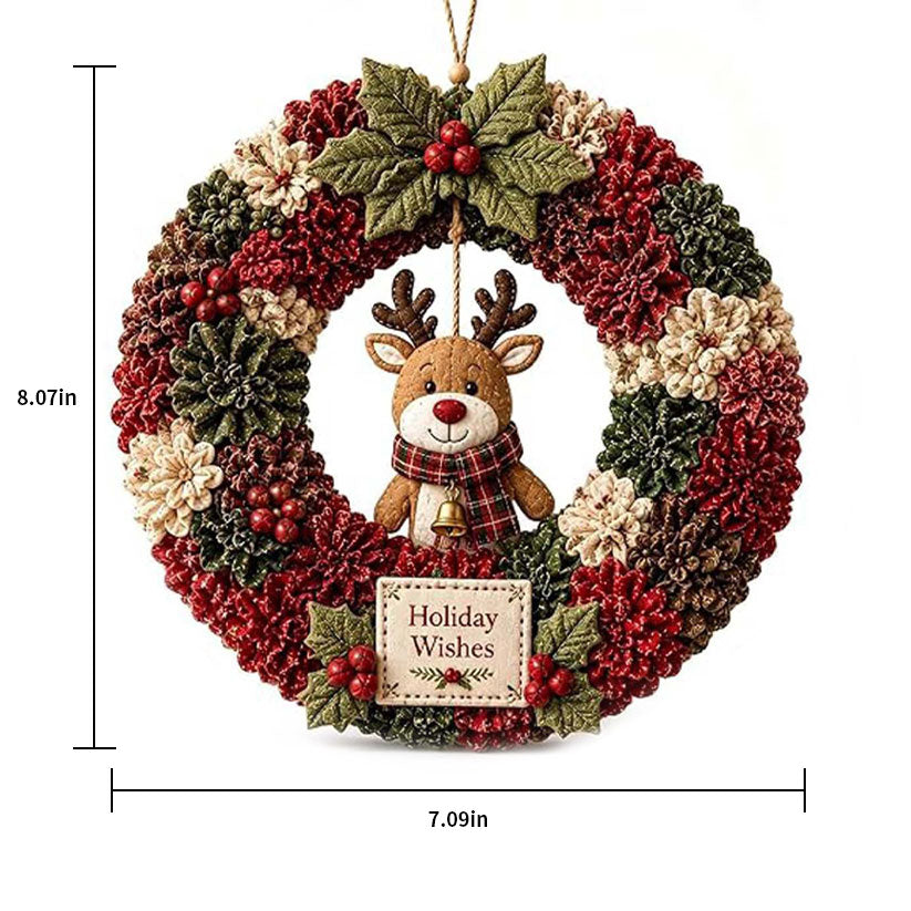 DIY Poke Wreath Kit - Reindeer