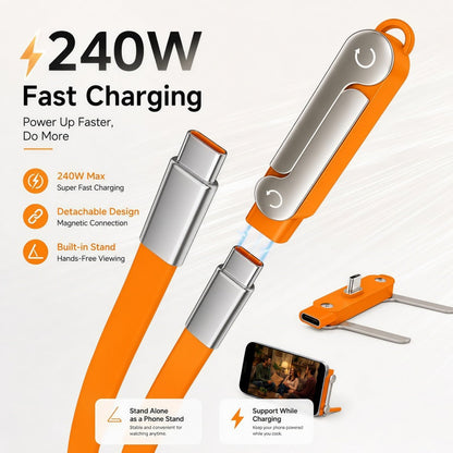 ⚡ 2-in-1 Phone Charging Stand – 240W Fast Charging