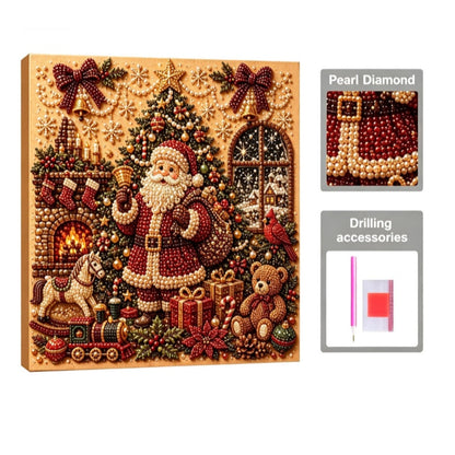 DIY Pearl Painting Art Kit-Santa Claus