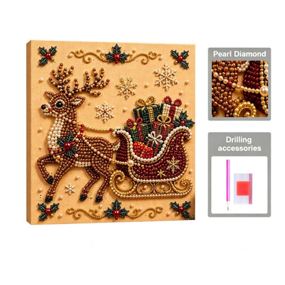 DIY Pearl Painting Art Kit-Reindeer